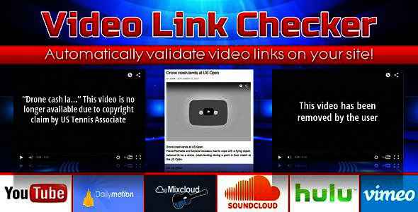 Video Link Checker v2.7 - Detect broken urls