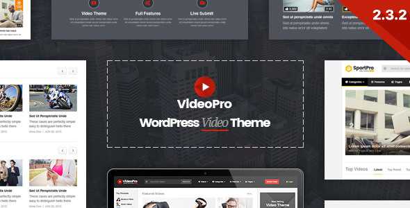 VideoPro v2.3.4.1 - Video WordPress Theme