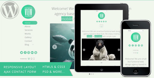 VIEW - 2 IN 1 WORDPRESS RESPONSIVE THEMEFOREST THEMES