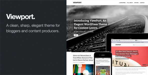 Viewport: Responsive Themezilla Magazine WP Theme