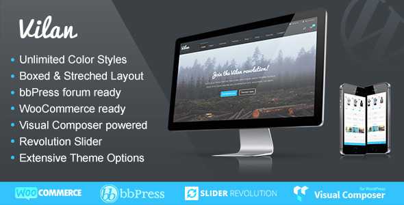 Vilan Corporate v2.9 - Shop & Forum WordPress Theme