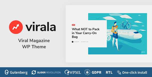 Virala v1.0.0 - Viral Magazine WordPress Theme