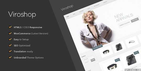 Viroshop v3.3 - A Modern Responsive WooCommerce Theme