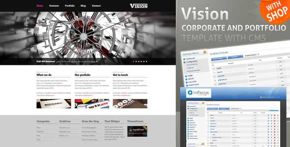 Vision - Themeforest Corporate Template with CMS and Shop