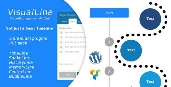 Visual Line v2.0.2 - WordPress Timeline Plugin