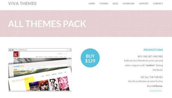 Vivathemes Wordpress Themes Pack