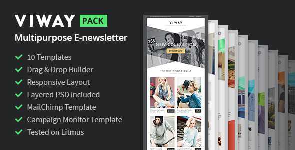 Viway Multipurpose Email Pack + Builder Access