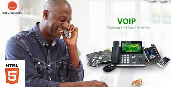 VOIP, Telecom and Cloud Services HTML Template v1.0
