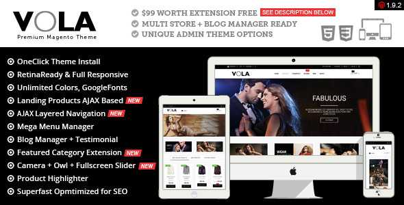 Vola - Responsive Magento Theme