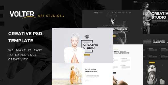 Volter - Creative PSD Template