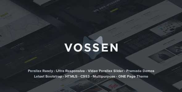 Vossen v1.4 - Responsive Parallax Multipurpose Template