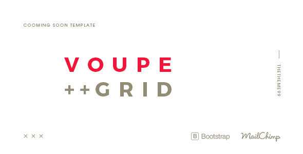 VOUPE - Coming Soon Template