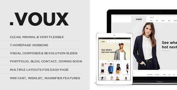 Voux v2.9 - Fashion Shopping Theme