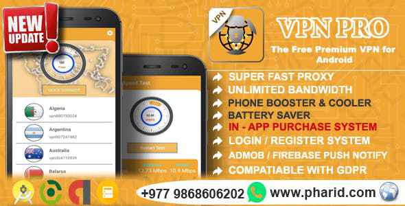 VPN Pro 2019 v1.5 - Android Free Pro VPN