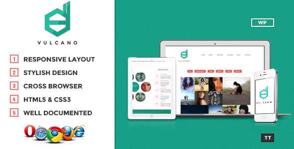 Vulcano - Themeforest Creative WordPress Theme
