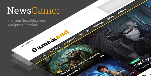 NEWSGAMER V1.7.6 - WORDPRESS NEWS / MAGAZINE THEME