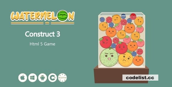 Watermelon - HTML5 Game (Construct 3)