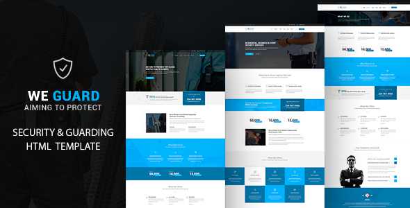 WE GUARD - Security & Guarding Services HTML