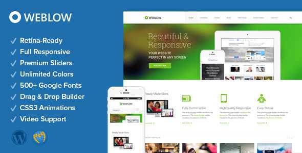 Weblow - Themeforest Responsive Multi-Purpose Theme