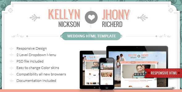 Wedding - Themeforest HTML template