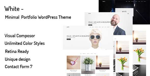 White v1.0.0 - Minimal Portfolio WordPress Theme
