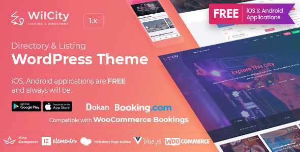Wilcity v1.1.6.2 - Directory Listing WordPress Theme