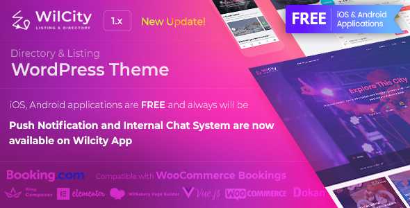 Wilcity v1.1.7.5 - Directory Listing WordPress Theme