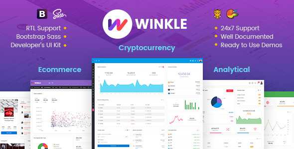 Winkle - Responsive Bootstrap Admin & Powerful UI Kit