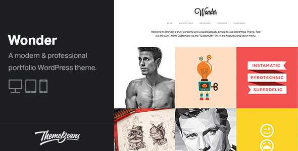 Wonder v2.5.0 - Professional WordPress Portfolio Theme