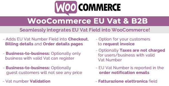 WooCommerce Eu Vat & B2B v7.4