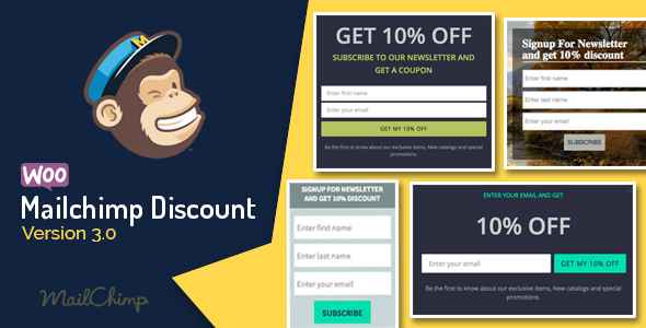 Woocommerce Mailchimp Discount v3.4