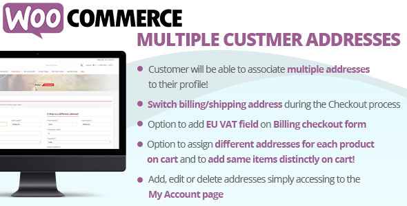 WooCommerce Multiple Customer Addresses v13.5
