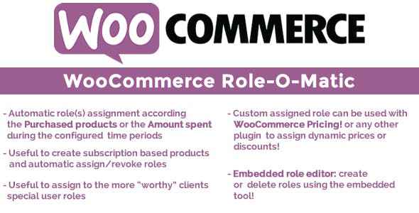 WooCommerce Role-O-Matic v6.9