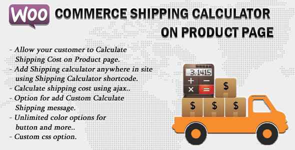 Woocommerce Shipping Calculator On Product Page v2.2