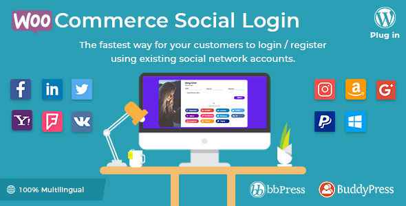 WooCommerce Social Login v2.2.2 - WordPress plugin