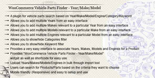 WooCommerce Vehicle Parts Finder v2.8
