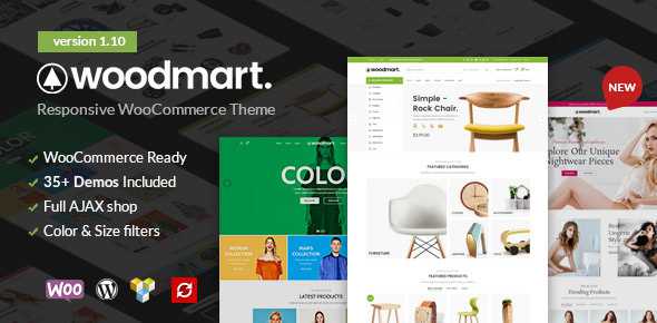 WoodMart v1.10.1 - Responsive WooCommerce WordPress Theme