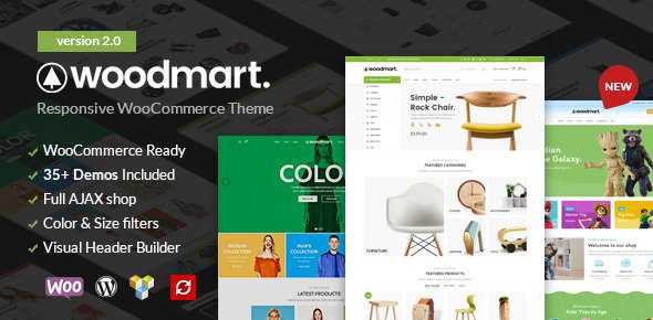 WoodMart v2.0.0 - Responsive WooCommerce WordPress Theme