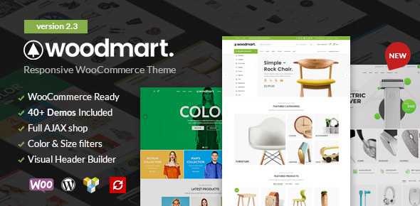 WoodMart v2.3.0 - Responsive WooCommerce WordPress Theme