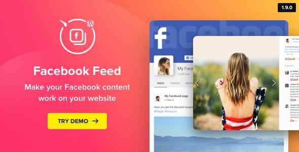 WordPress Facebook Plugin v1.9.2 - Facebook Feed Widget
