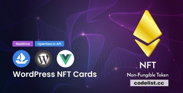 WordPress Live NFT Cards Affiliates with VueJS v2.0.0
