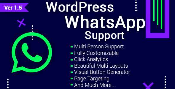 WordPress WhatsApp Support v1.5.1
