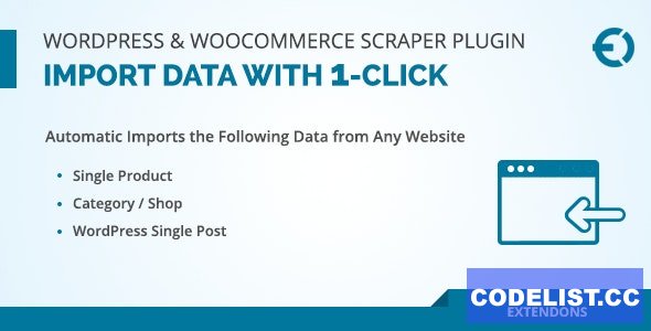 WordPress & WooCommerce Scraper Plugin v1.0.6 - Import Data from Any Site