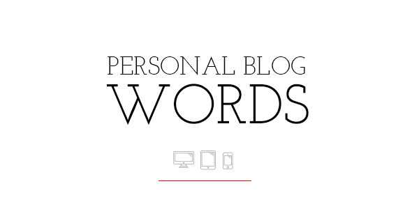 Words v1.0.6 - Personal Blog Theme