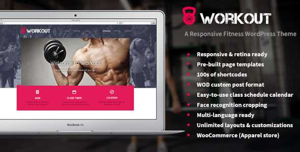 Workout - Themeforest Responsive WordPress Gym Theme