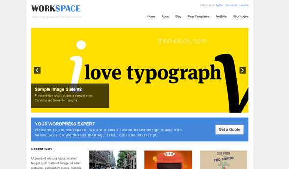 Workspace - Themejunkie Wordpress Template