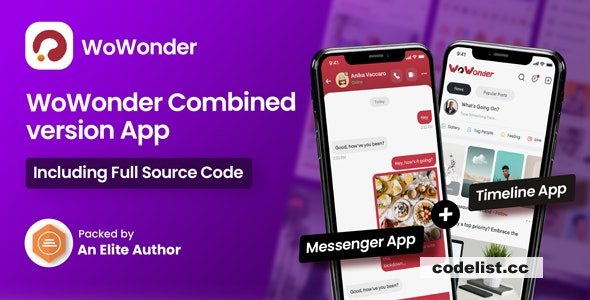 WoWonder Mobile v4.3 - The Ultimate Combined Messenger & Timeline Mobile Application