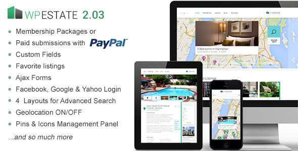 WP Estate - Themeforest Real Estate Responsive WP Theme
