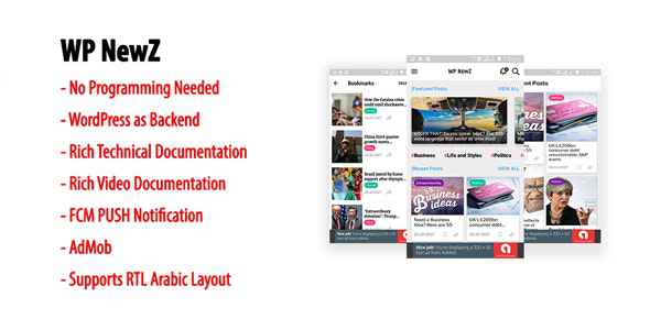 WP NewZ v2.2 - WordPress to Android News App