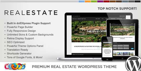 WP Pro Real Estate 5 - Responsive WordPress Theme